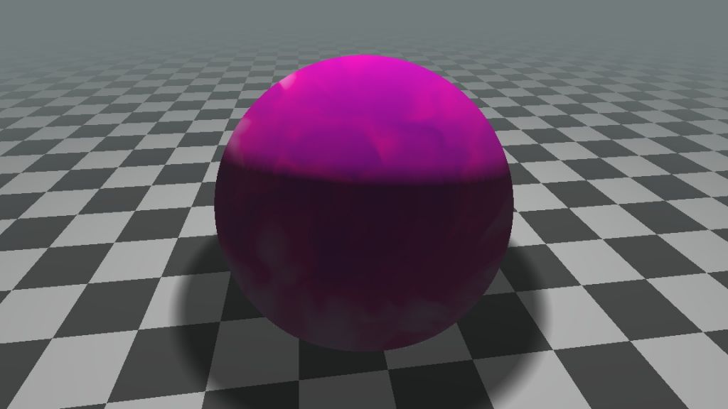 Colored 3D sphere Shadertoy thumbnail