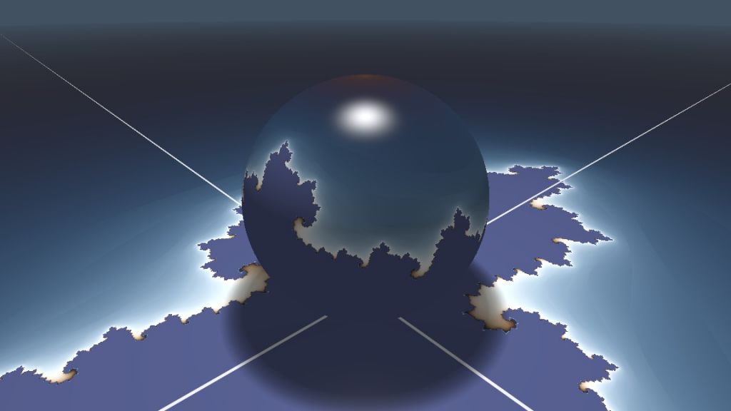 Julia gnomonic projection Shadertoy thumbnail
