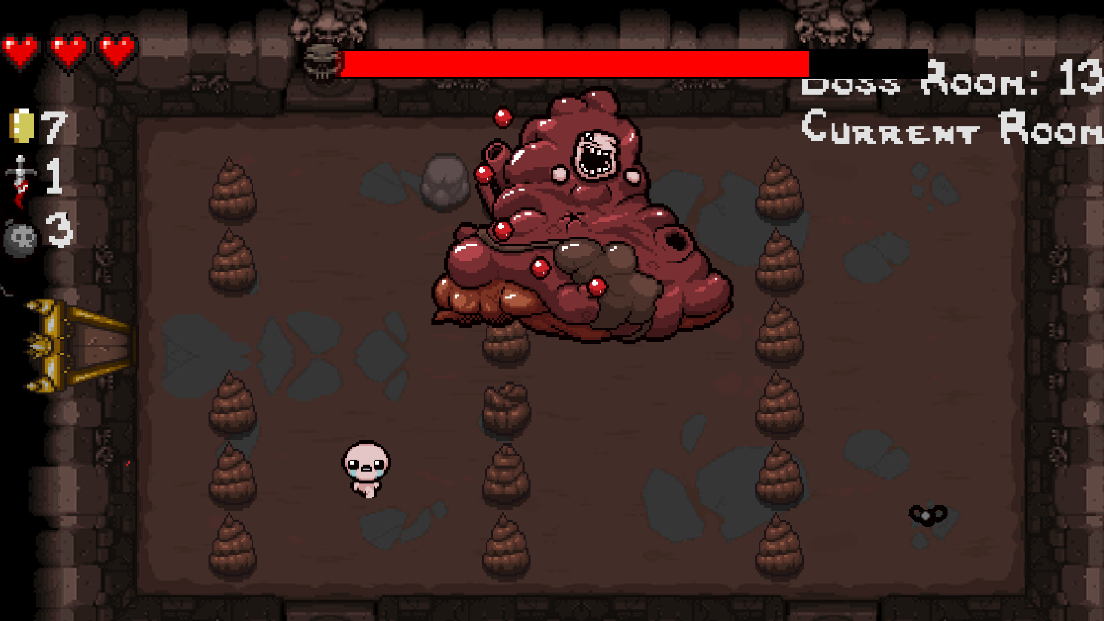 Cropped gameplay cover showing the GURDY boss encounter.