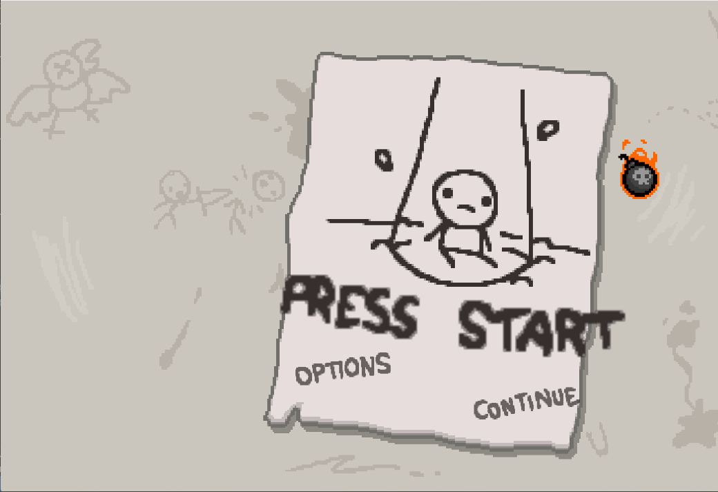 Screenshot of the animated start menu.